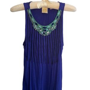 Anthropologie Beaded Top Size XS